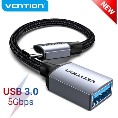Vention USB C to USB OTG Adapter USB 3.0 2.0 Type-C OTG Data Cable Connector for Samsung GalaxyS 10 MacBook Pro USB C Adapter