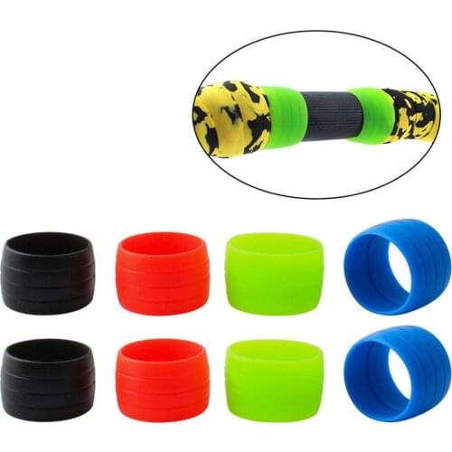2PCS MUQZI mountain road bend handle dead fly bicycle claw horn horn handle strap strap anti-loosening binding ring sleeve