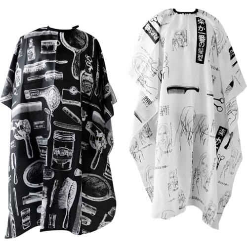 2x Fashion Hairdressing Capes Apron Salon Barber With Snap Closure Adults Hairdresser Cloth Salon Capes Barber Grown
