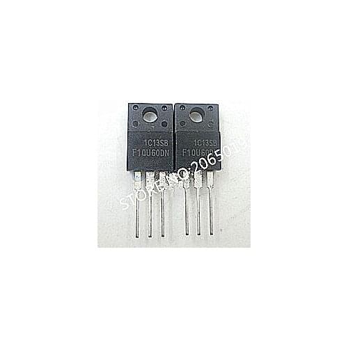 5PCS - 10PCS FFPF10U60DN F10U60DN F1OU6ODN TO-220F