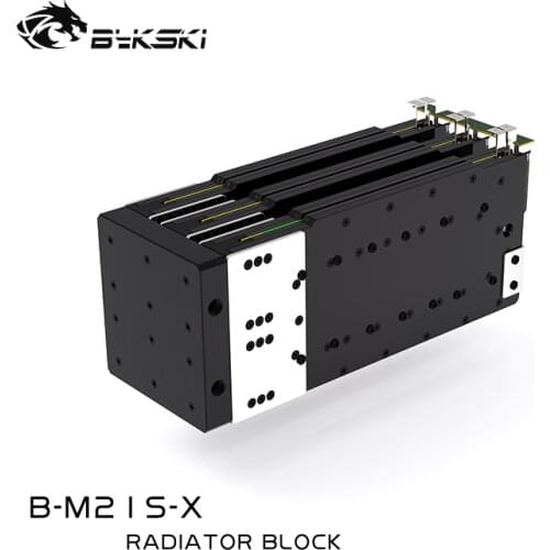 Bykski B-M21S-X Water Block ,for M21S / M19 Ant / Antminer / Miner G1/4' Thread POM / Aluminum Computer Water Cooling Radiator