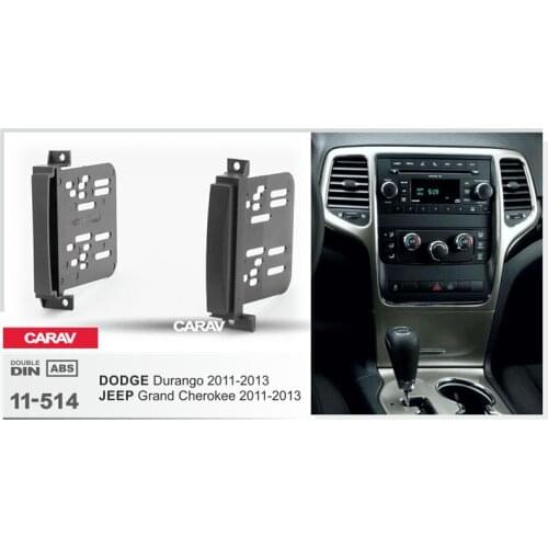 CARAV 11-514 Top Quality Radio Fascia for JEEP Grand Cherokee / DODGE Durango Stereo Fascia Dash CD Trim Installation Kit