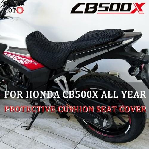For Honda CB500X CB500 X CB 500 X Motorcycle Accessories 3D mesh elasticity Protecting Cushion Seat Cover Nylon Fabric Saddle S