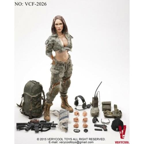 VERYCOOL VCF2026 1:6 ACU Camo Woman Shooter Female Action Figure Model NEW