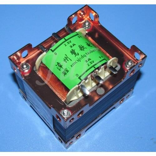 300B electronic tube with dual 5V3A 30W filament power transformer, Z11 iron core EI66X30, copper foil shield