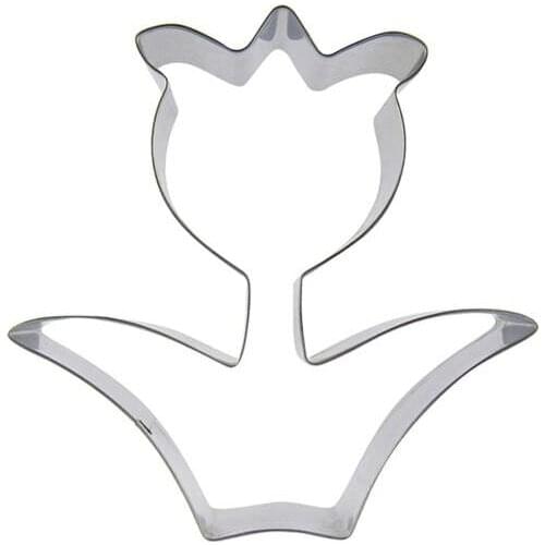 Tulip Buds shape cookie cutting molds, baking tools, cake decorating soft candy tools,Bread cutter