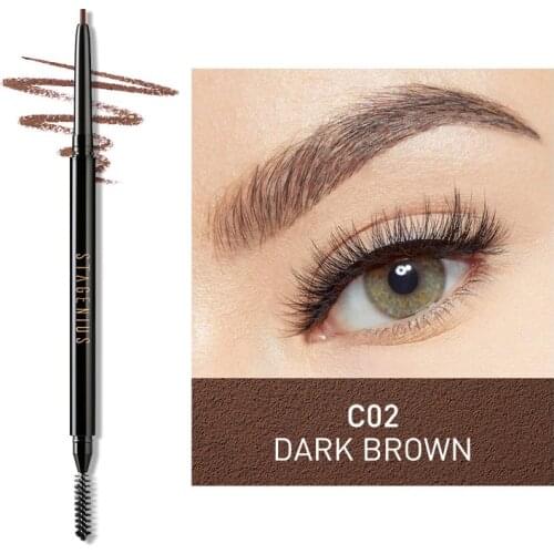 Eyebrow Pencil Professional Women Makeup Product Waterproof Brown 7 Days Eye Brow Eyebrow Tattoo Pen Liner Long Lasting Makeup