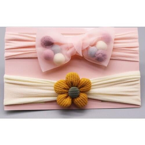 0-36 Months Korean Hair Accessories Baby Headband Newborn Girl Toddler Turban Head Wrap Children Hair Accessories