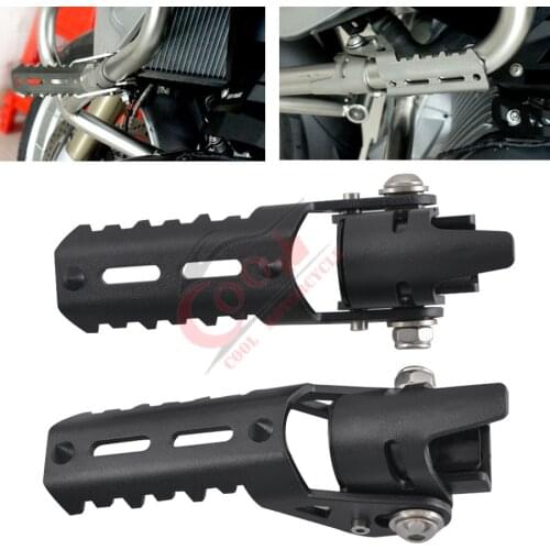 Motor Highway Front Foot Pegs Footrests For BMW R1200GS R 1200 GS LC 2013-2017 For Pipes Triumph for Tiger Explorer Clamps 25mm