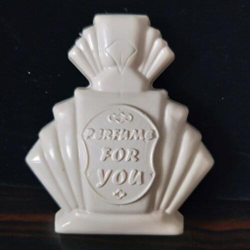 QT0200 PRZY Silicone Mold Perfume Soap Molds Gypsum Chocolate Candle Mold Fondant Mould Perfume Bottle Clay Resin Eco-friendly