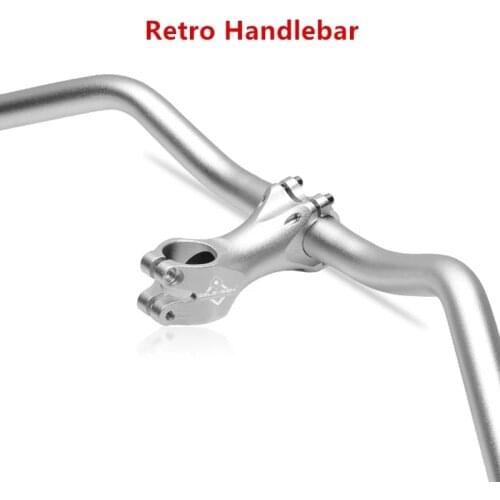 Mountain Bike Handlebar 25.4mm 600mm M Shape Ultralight Retro Vintage MTB Lady Bicycle Handle Bar Princess Aluminum Alloy 6061