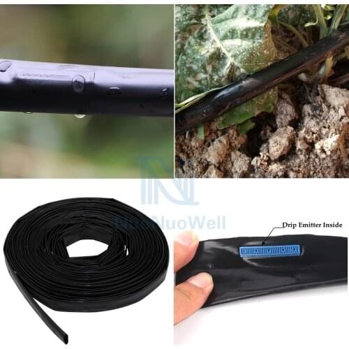 Nuonuowell 16*0.2mm Space 150mm Drip Irrigation Hose Garden Greenhouse Watering System Fruit Flower Tree Micro Drop Tape Belt
