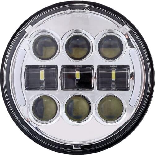 5.75" Inch LED Projector Headlight with White DRL Amber Turn Signal For Honda Shadow Aero Phantom VLX 600 750 VT 1100