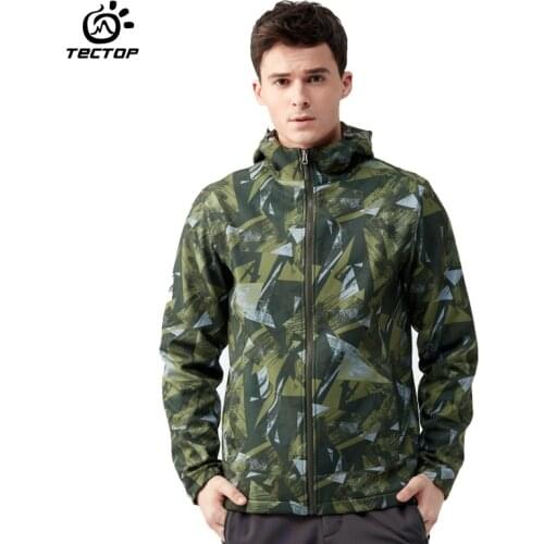 Tectop camping Soft shell Jackets Waterproof Clothing Softshell Jacket