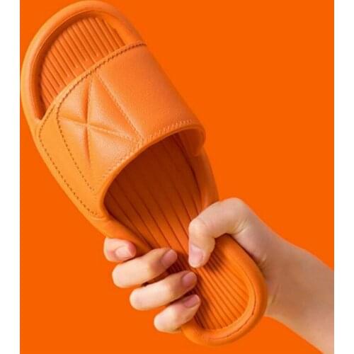 Womens Home Slippers New Non-slip Bathroom Indoor Soft Bottom Couples Slides Summer Shoes Woman Mens waterproof Flip Flops