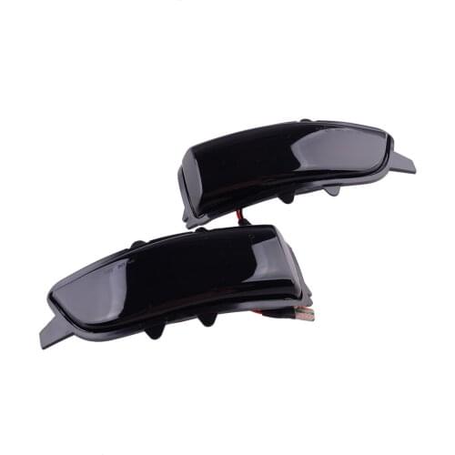 1 Pair Car Front Side Mirror LED Dynamic Turn Signal Light Lamp fit for Volvo S80 2013 2012 2011 2010 2009 2008 2007