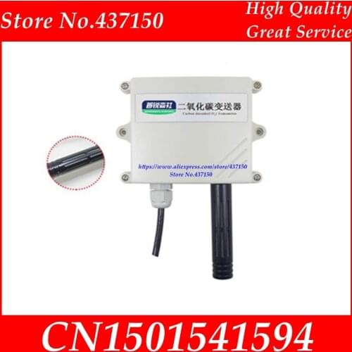External probe CO2 Sensor Detector CO2 transmitter 0-5V 0-10V 4-20mA RS485 output analog industrial sensor 0-5000ppm