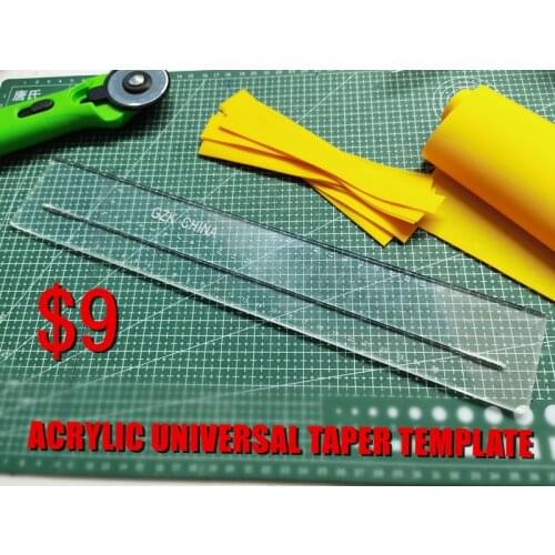 Acrylic Universal Taper Template Essential Tool For Shooters