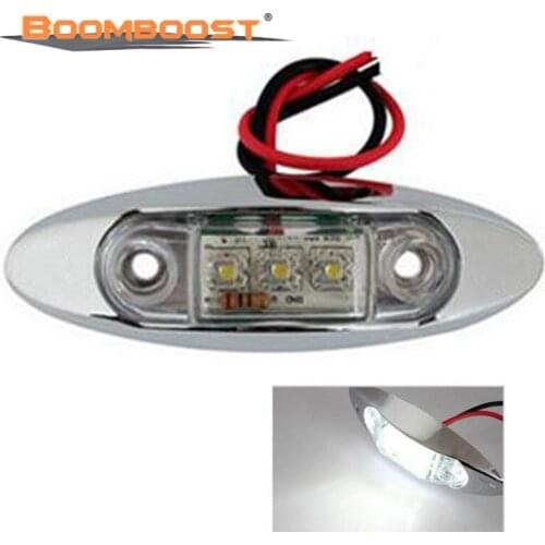 1 piece new arrival Car Truck Trailer LED Side Marker Blinker Light Lamp Bulb White DC 12V 24V Car Lights Tail Blubs 3 colors