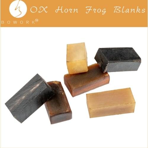 BOWORK High Quality OX Horn Frog Blanks For French Style Double Bass Bow Frog Making