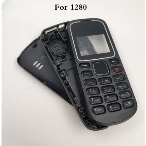 For Nokia 1280 New Full Mobile Phone housing cover case + English Keypad
