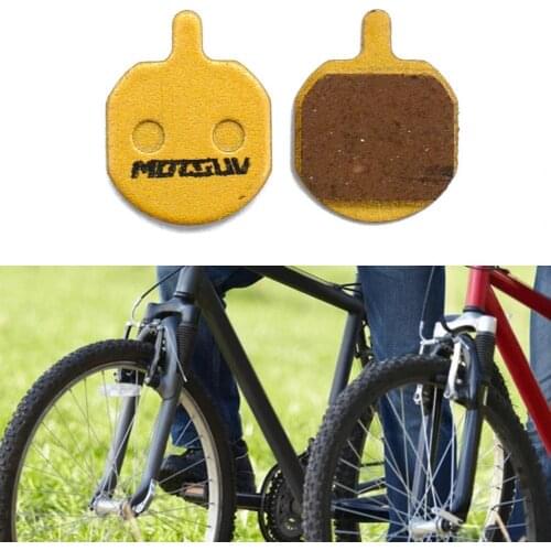 2Pcs Useful High Temperature Pressing Disc Brake Mats Smooth Surface Disc Brake Aligner Compact for Mountain Bike