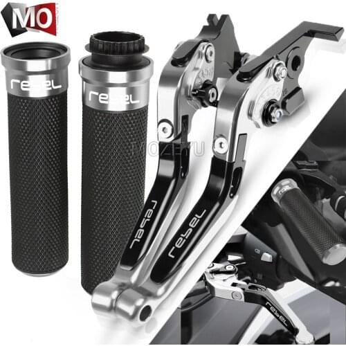For Honda Rebel 250 CMX250 CMX250C CA250 CMX CA 250 C Motorcycle CNC Folding Extendable Brake Clutch Levers Handlebar Hand Grips