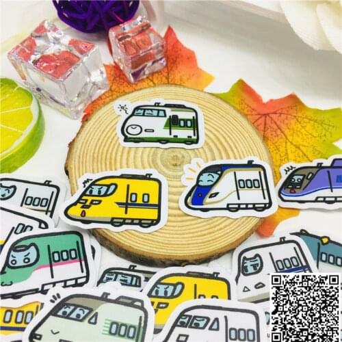 40 pcs Cartoon moving car Stickers for Car Styling Bike Motorcycle Phone Laptop Travel Luggage Cool Funny Sticker Bomb Decals