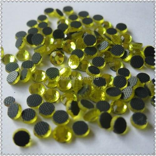 Carvinal crystal decoration of dmc stones in size ss16 citrine color with 1440 pcs per pack ;hot fix crystal free shipping