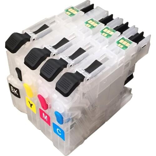 LC131 LC133 refillable ink cartridge for Brother J245/J470DW/J650DW/J870DW/J4410DW/J172W/J152W printer with Permanent ARC chips
