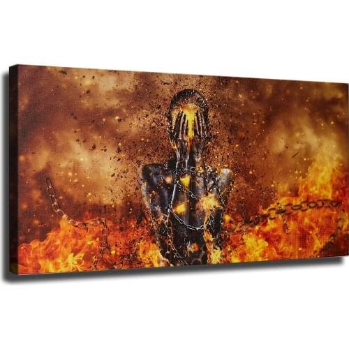 Oil Painting on Canvas Wall Art Through Ashes Rise Mario Sanchez Nevado