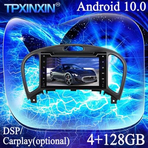 4G+128G Android 10.0 DSP PX6 IPS Carplay For Nissan Juke 2004-2016 Multimedia Player Tape Recorder GPS Navi Auto Radio Head Unit