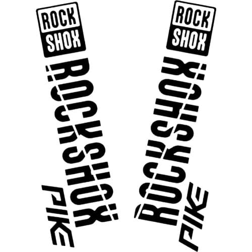 For Rockshox PIKE 2017 2018 Style Decals mountain bike front fork stickers MTB bicycle front fork decals PIKE sticke