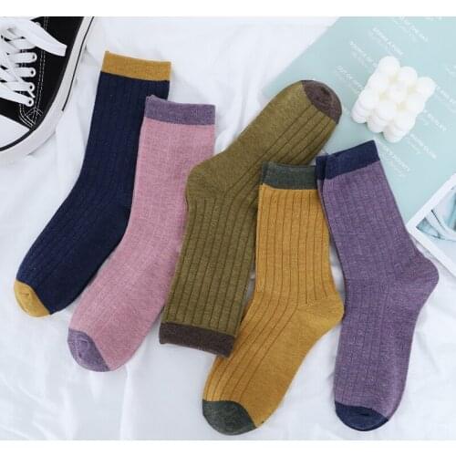 Long Socks Female Spring And Autumn Summer Tube Socks Pure Cotton Ins Trend Sports Style Green Korean High Tube Long Tube