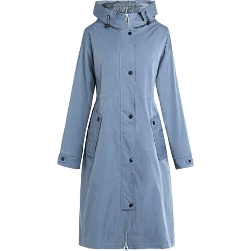 New style winter women windbreaker hooded fashion duck down coat loose medium long female oversize outerwear lady girl