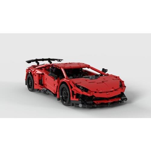 New technology building block MOC-34645 Bull Racing Car Remote Control RC assembly educational toy boy gift model