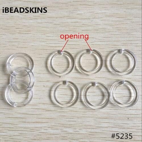 New arrival! 25mm 500pcs/lot clear Acrylic ring shape beads #5235(Design as shown)