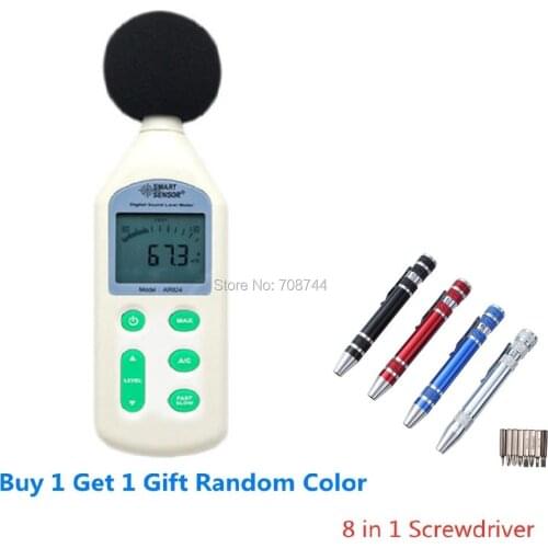 New Arrive Smart Sensor AR824 Portable Digital Sound Noise Decibel Meter / DB Meter / Noise Analyzer