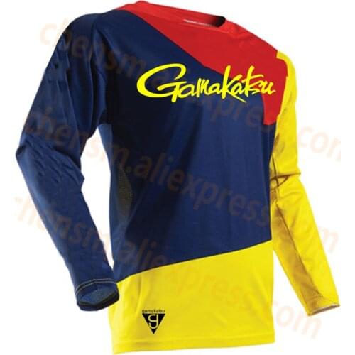 Gamakatsu Clothing 2019 Long Sleeve Fishing Clothes Outdoor Sprots Sunscreen Breathable Ultrathin Summer Anti-UV Fishing Shirt