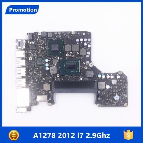 Wholesale MD102 For Macbook Pro 13" A1278 2012 Year i7 2.9GHZ i7-3520M Md102LL/A Logic Board laptop Motherboard 820-3115-B