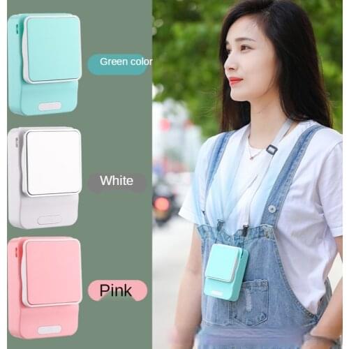 Lazy Hanging Neck Fan Ventilador De Cuello Colgante Perezoso Belt USB Charging Outdoor Parking Shopping Waist Support Mini Fan