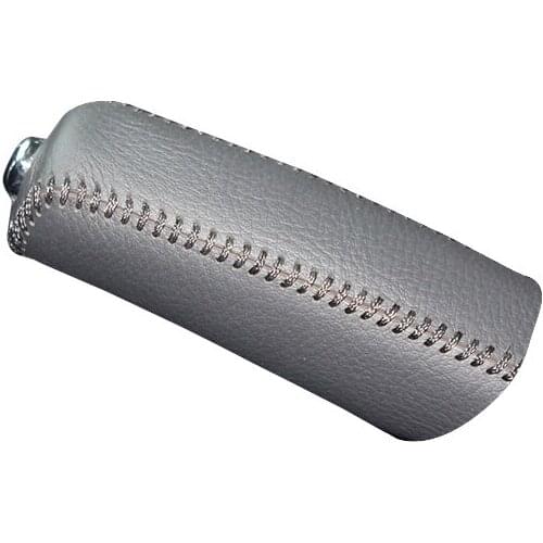 Genuine Leather Handbrake Grips for Toyota Prado Natural leather cover on the handbrake car accessories interior