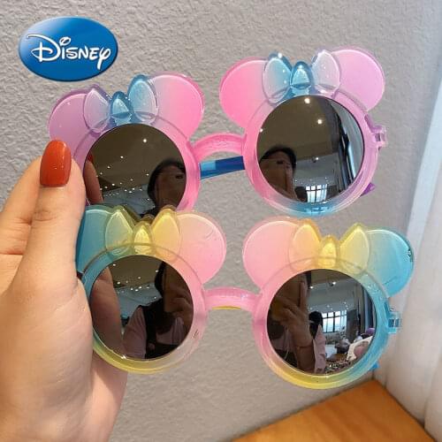 Disney Cartoon Mickey Mouse Fashion Accessories Childrens Color Sunglasses Fashion Sunglasses Cartoon Sunscreen