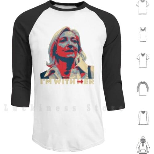 I' ; M With Her Marine Le Pen hoodies long sleeve Marine Le Pen Marine Le Pen Front National Fn Front National