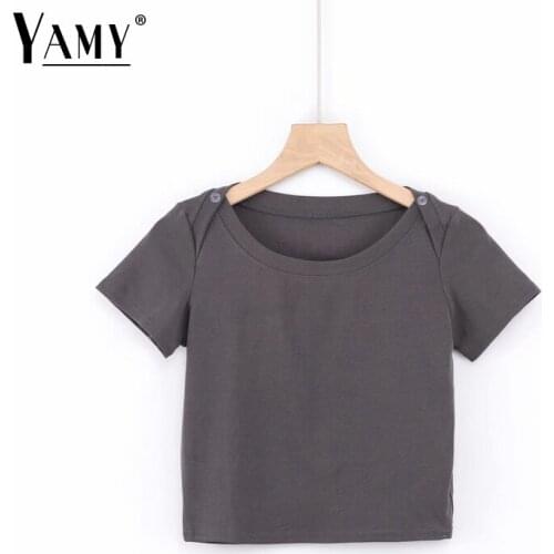 YAMY Short Sleeve Women's T-Shirts