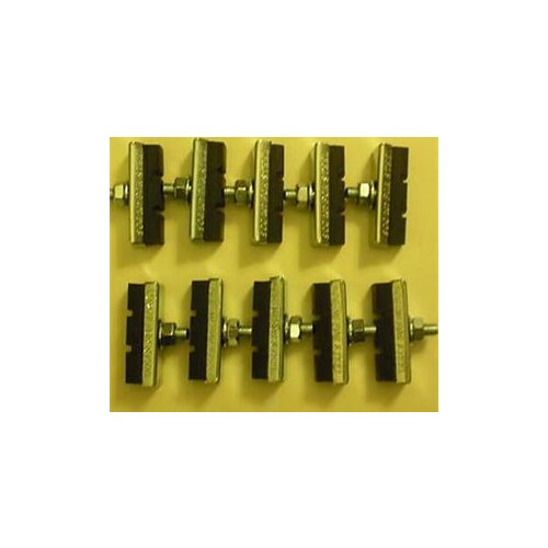 100% Durable Road Bicycle Brake Block 1pair Friction Wheel Brake Pads Brand New Mountain Bike Hard-wearing