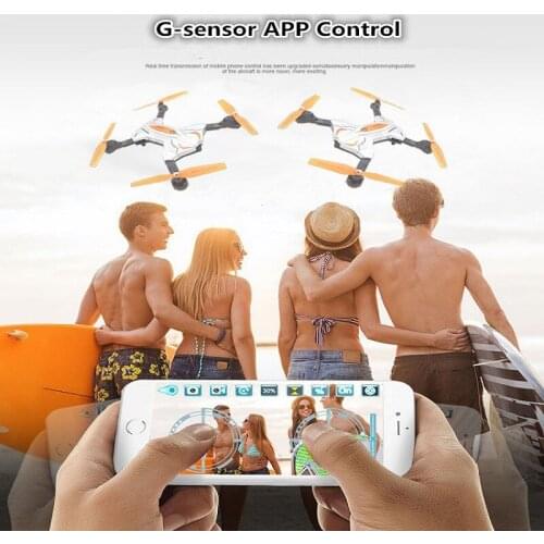 2018 Hottest! fouldable one key return headless mode 720P camera WIFI real time remote control drone quadcopter RC helicopter