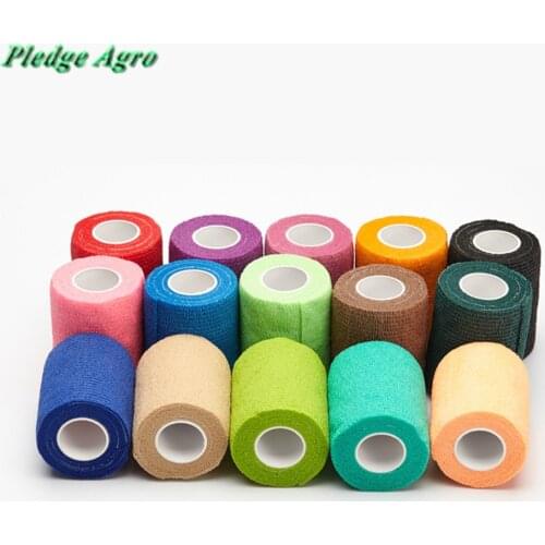 3 Rolls Hoof Bandages Veterinary Cohesive Elastic Waterproof Horse sheep Stretched Fabric Nonwoven Vet Wrap Tape Animals Dog