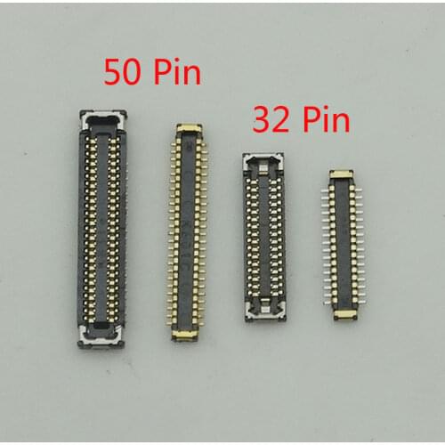 5pcs/lot USB Charging Port FPC connector For Huawei P30 Pro P30Pro charger Logic on motherboard mainboard flex cable 50pin 32pin