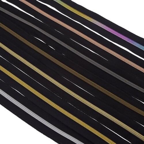 5Yard 3# 5# Nylon Zipper DIY Handmade Sewing Jacket Muti-Color For Garment Decoration Accessories Suppliers